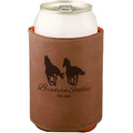 Dark Brown Leatherette Beverage Holder